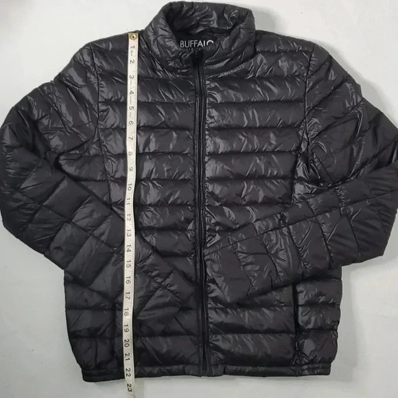 Buffalo David  Bitton Puffer Down Packable Windbreaker Shield Full Zip sz S - Picture 3 of 10
